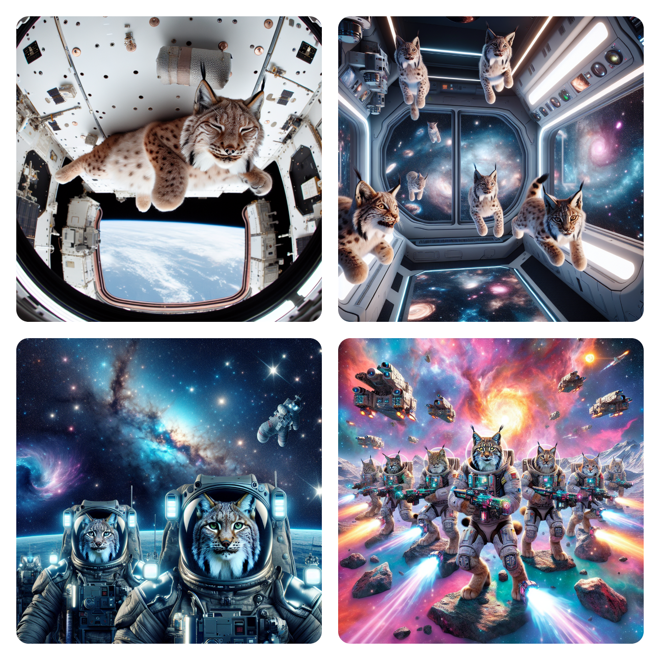 Image: Lynxes in Spaaace: The Furrin' Frontier!