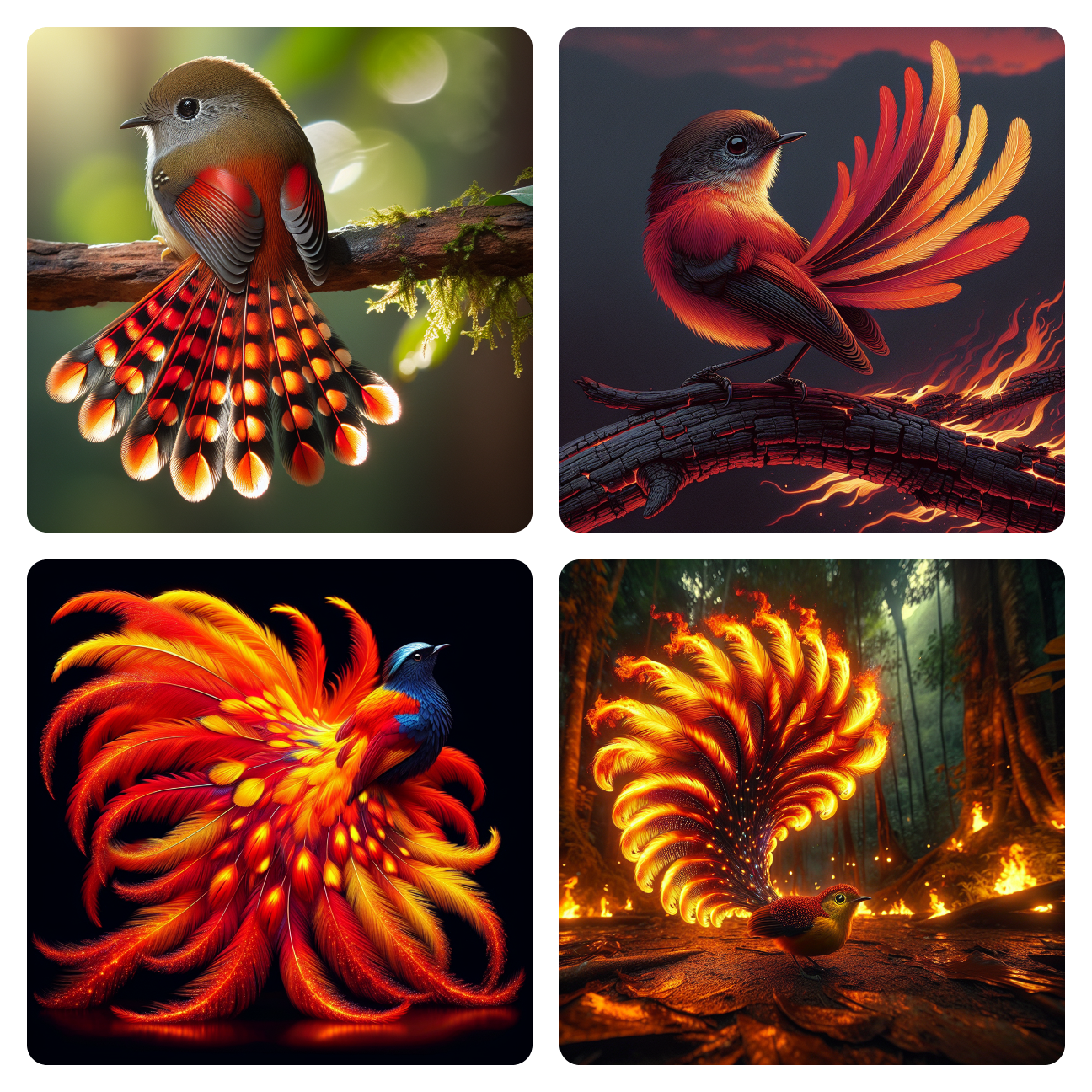 Image: The Flaming Peacock: Tail's Fury