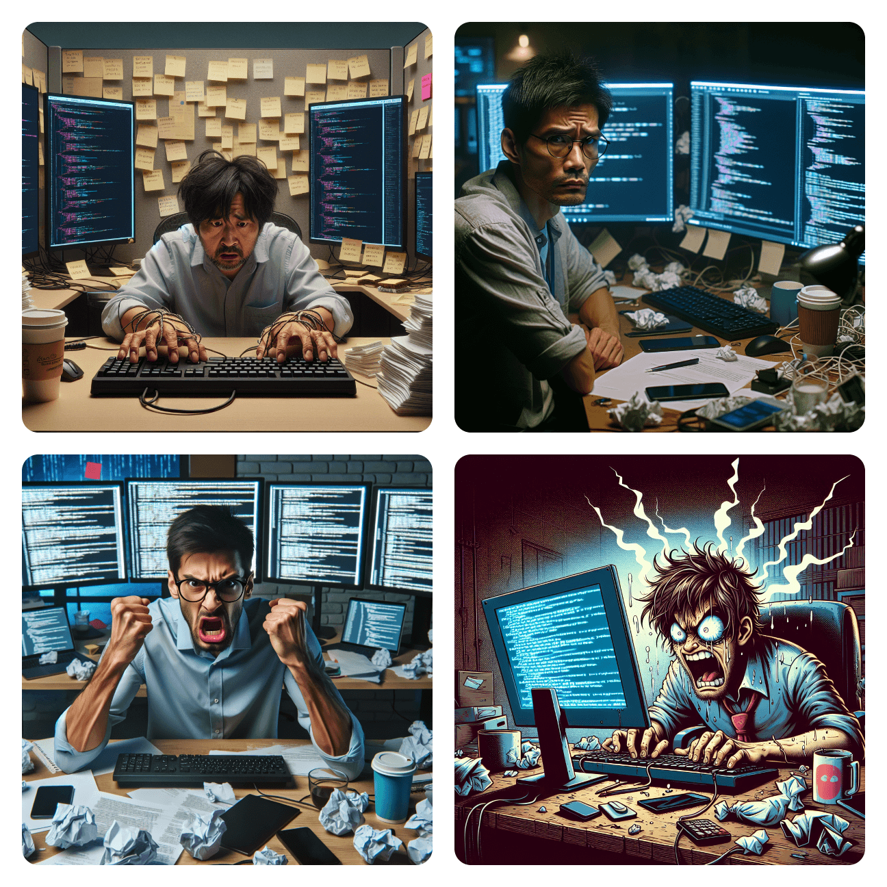 Image: Code Rage: The Programmer's Descent