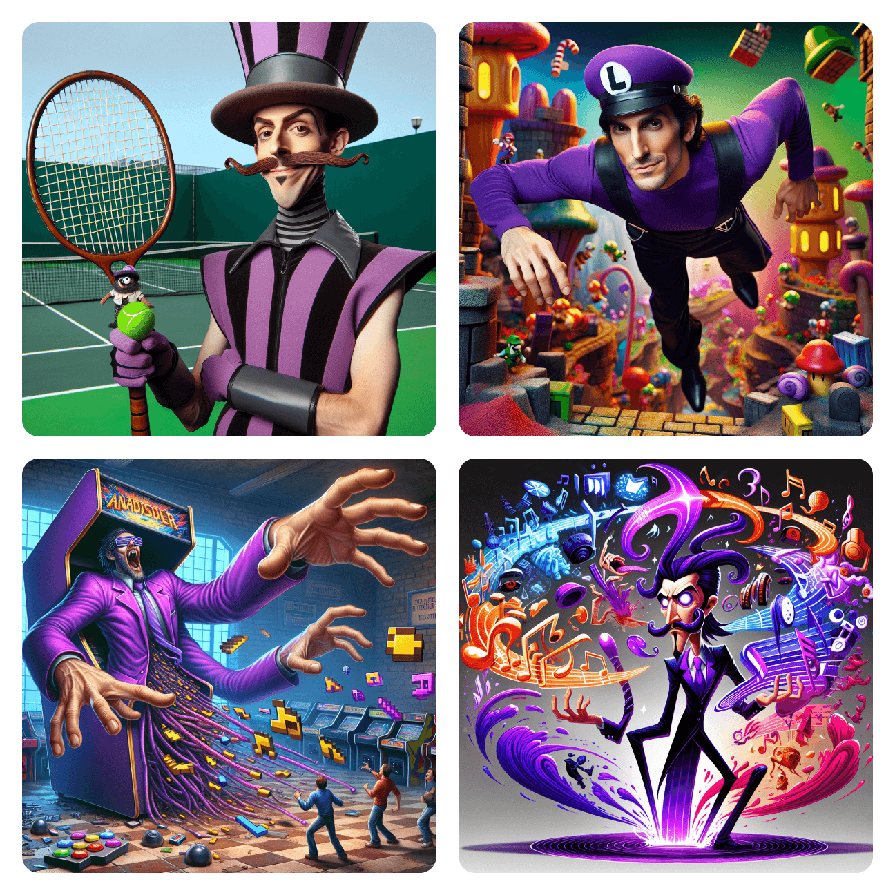 Image: Waluigi's Off-Screen Escapades