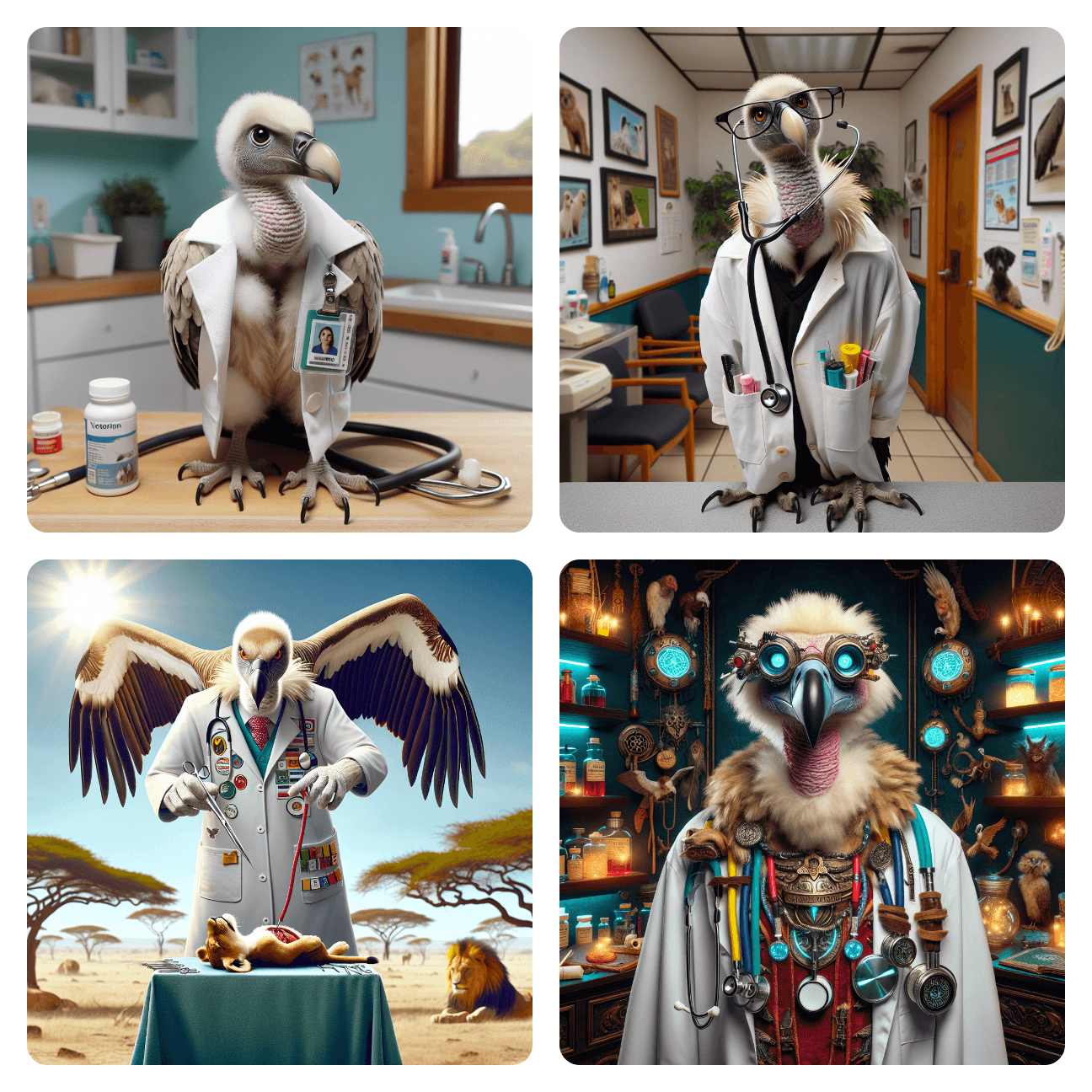 Image: The Scalpel Beak: Avian MD!
