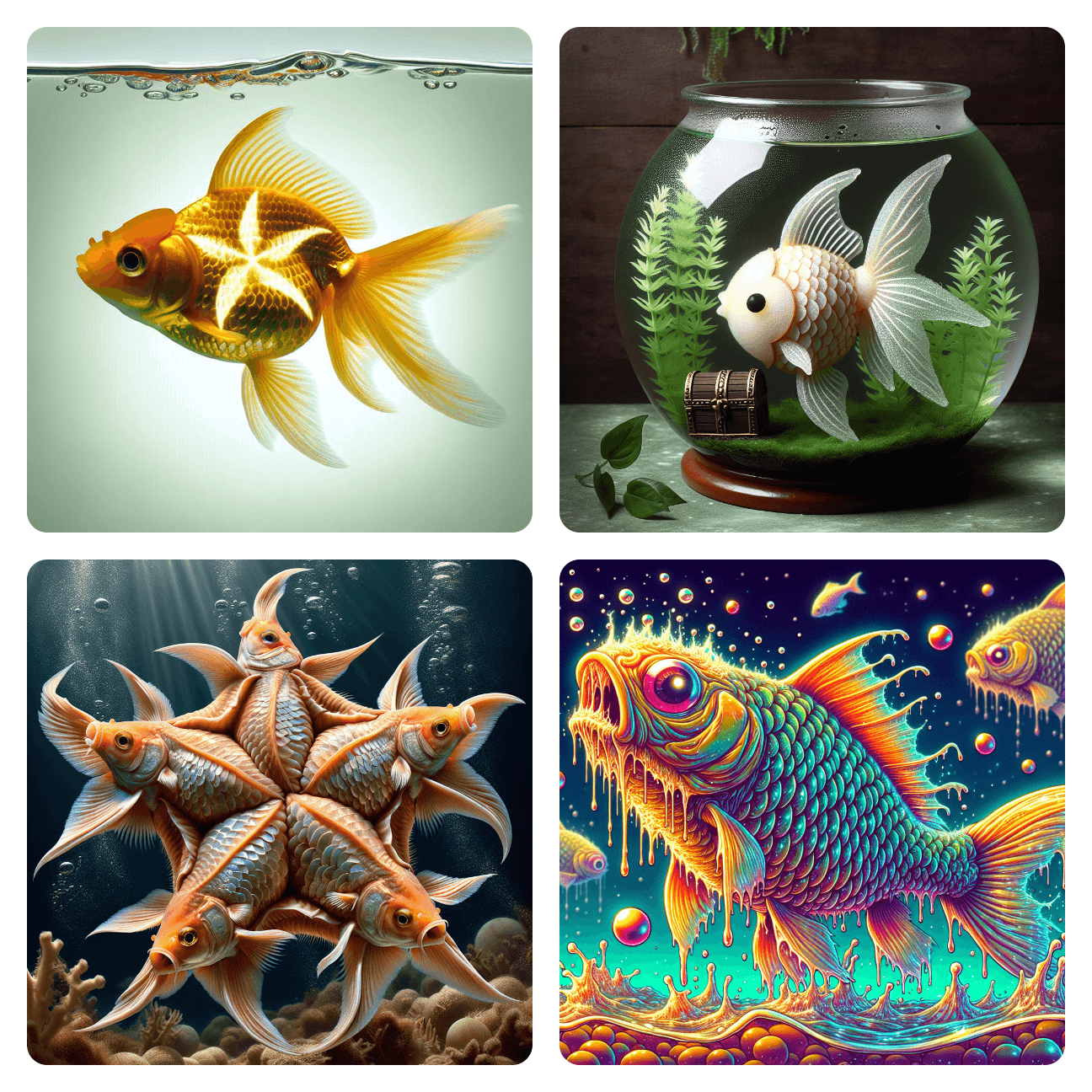 Image: Starfish? More like Gold-Fishy-Five-Star!