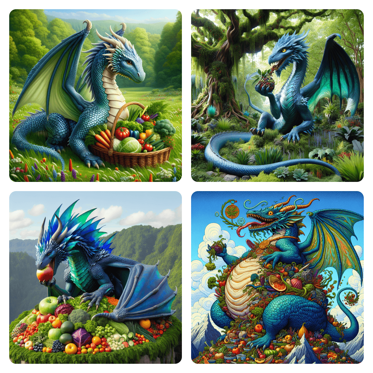 Image: The Herbivore's Hoard: A Dragon's Dilemma