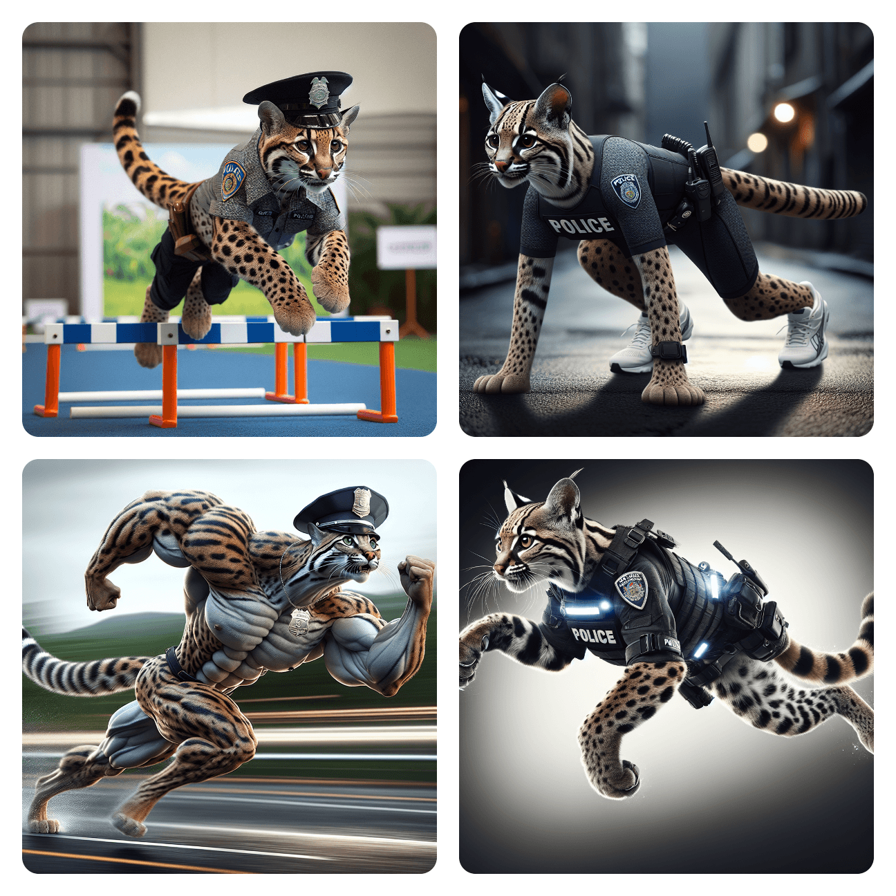 Image: Ocelot Officer in Peak Pounce-formance