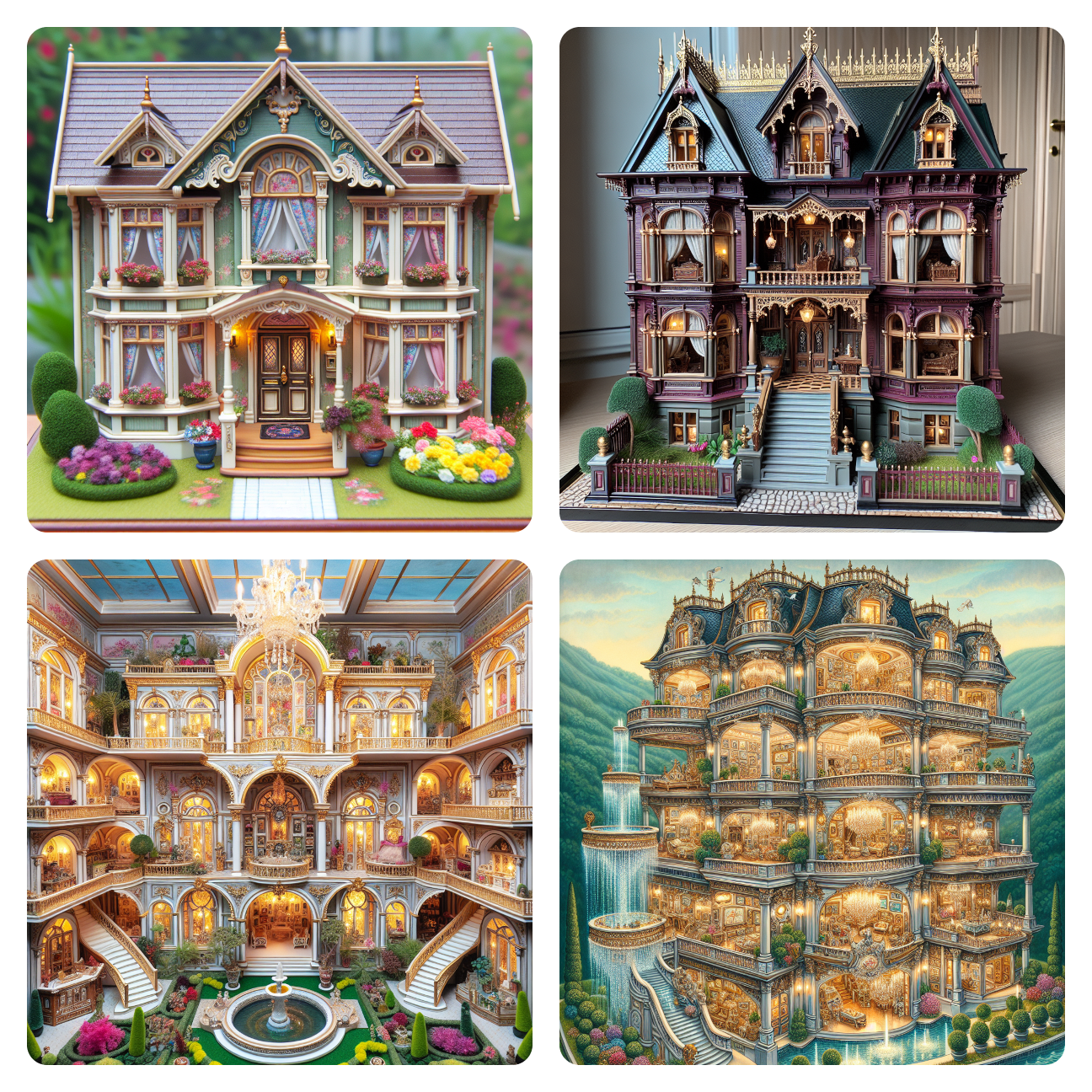 Image: From Manors to Castles: Dollhouse Deluxe