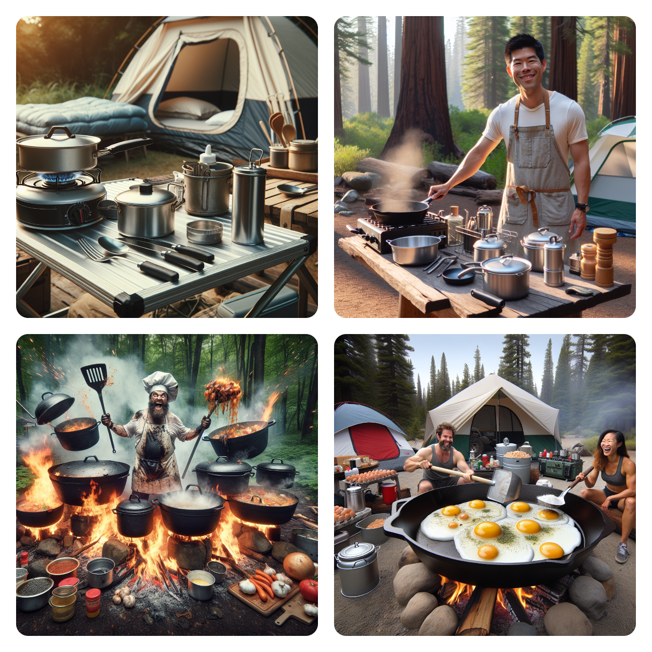 Image: The Culinary Camper: Totally Tent-typical